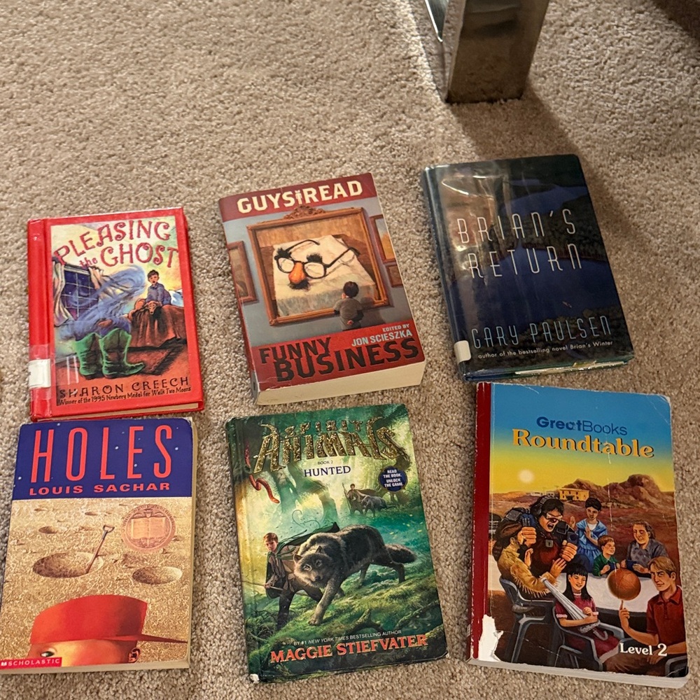 Collection of Six Assorted Books/ comment for one book♥️